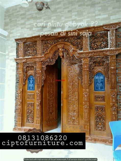 Desain Pintu Gerbang Pengantin Motif Cemerlang