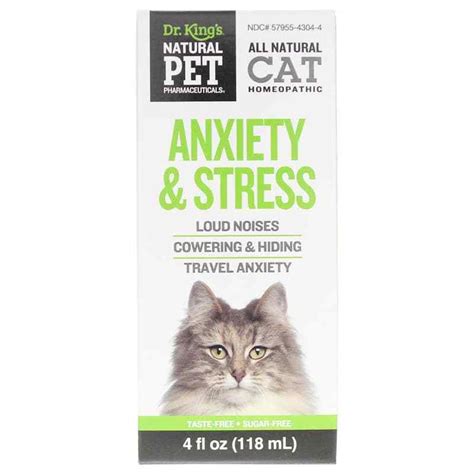 Anxiety & Stress for Cats Homeopathic, Natural Pet Pharmaceuticals