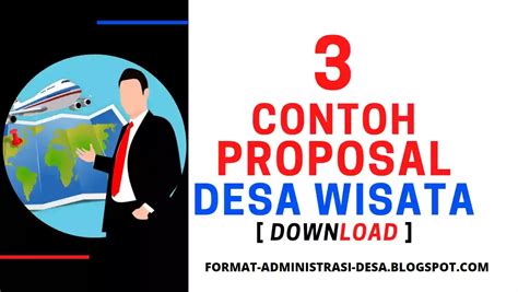 3 Contoh Proposal Desa Wisata Rintisan Pengembangan Pembangunan Download Format