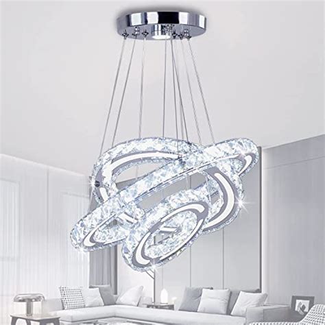 Cxgleaming Led Chandeliers Modern Ceiling Light Fixture Rings