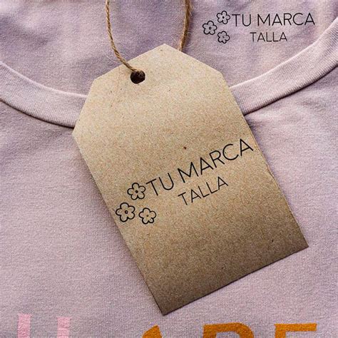 Sello Textil Personalizado Para Logo Y Talla Marki Tienda