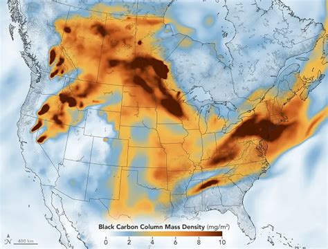 Plumes Of Smoke From Fires In The North American West Stretch Across The Continent Smithsonian