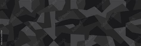 Geometric Camouflage Seamless Pattern Abstract Modern Camo Black And White Modern Military