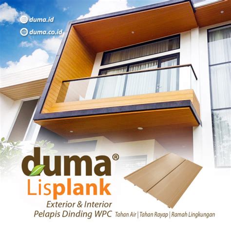 Duma Lisplank Exterior Interior Pelapis Dinding