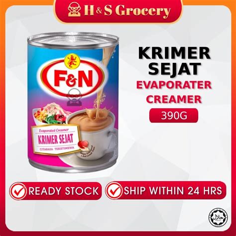 Fandn Susu Cair Krimer Sejat Evaporated Milk Halal Ready Stock