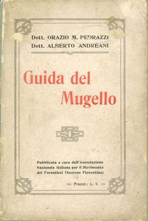 Il Filo Il Portale Della Cultura Del Mugello Pedrazzi Orazio M