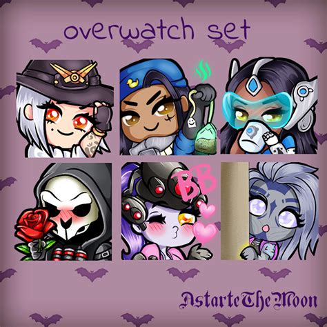 Overwatch Emote Set Astartethemoons Ko Fi Shop Ko Fi ️ Where