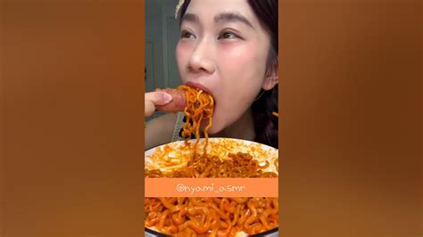 🔥asmr🔥 So Hot Spicy Fire Noodles Mukbang Eating Sounds Youtube