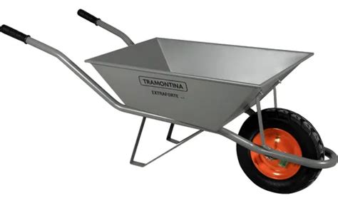 Valor Do Carrinho De Mão - Carrinho De Mão Tramontina 65 Litros Branco | Parcelamento sem juros