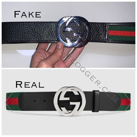 How To Spot A Fake Gucci Web Belt With G Buckle Brands Blogger