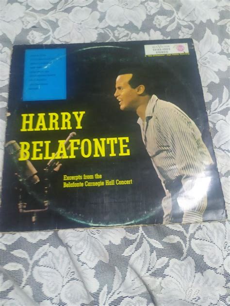 Harry Belafonte Excerpts From The Belafonte Carnegie Hall Concert Lp