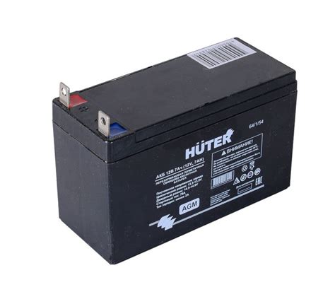 Аккумуляторная батарея АКБ 12В 7Ач Huter для генераторов Huter DY3000LX ...
