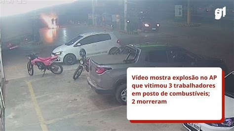 VÍDEO mostra momento da explosão que matou dois homens em posto de