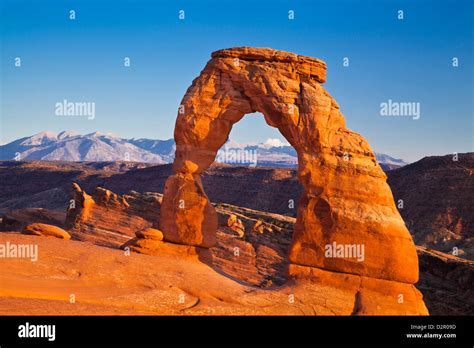 Delicate Arch Arches National Park Near Moab Utah United States Of