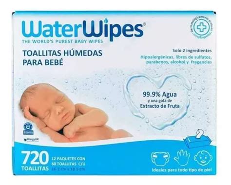 Toallitas Húmedas Para Bebés Waterwipes 720pz Envío gratis