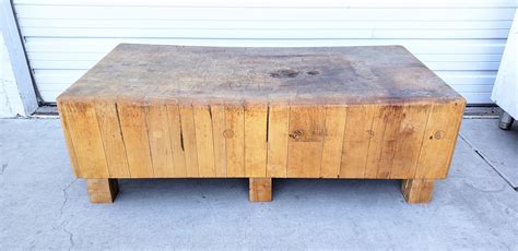 Butcher Block Coffee Table Antiquities Warehouse