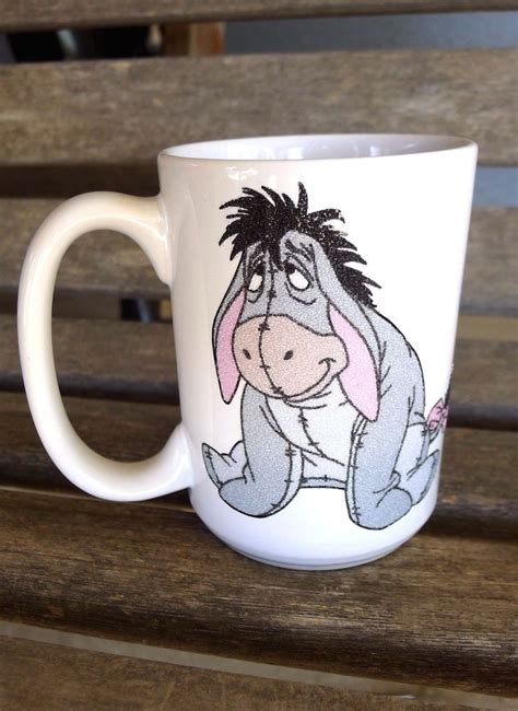 Eeyore Disneyland Textured 3D Resort Coffee Tea Mug Disney Thailand