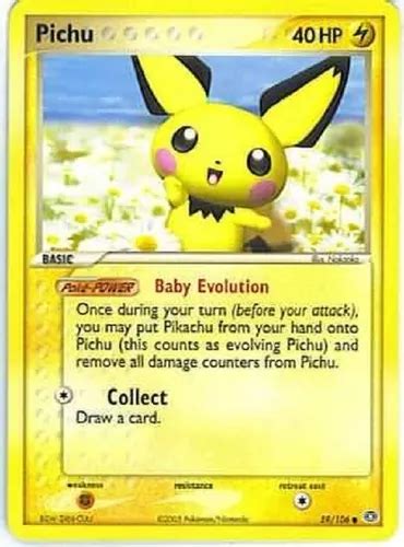 Pichu N Pokemon Tcg Cuotas Sin Inter S