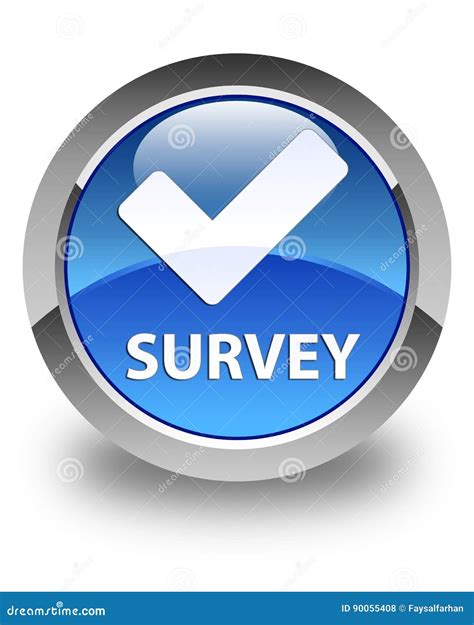 Survey Validate Icon Special Blue Banner Background Royalty Free