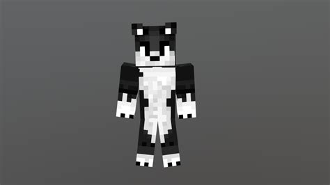 Minecraft Wolf Skin Download Free 3d Model By Uacwad Hilalarican23 20a8b1a Sketchfab