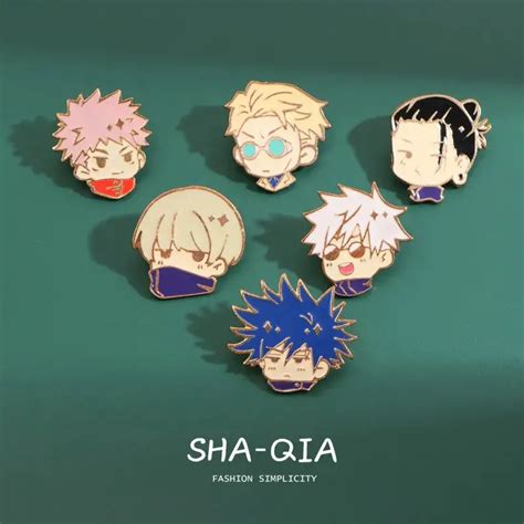 Acheter Votre Jujutsu Kaisen Gojo Satoru Brooch Anime Cute Badges Yuji