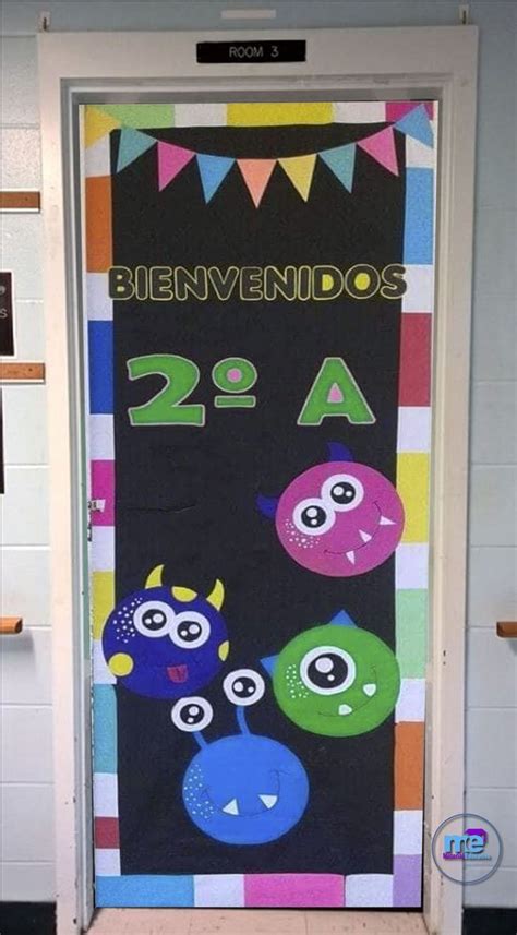 Puertas Bienvenido Decoraciones Escolares Decoracion De Aulas Decorar Salones De Clases