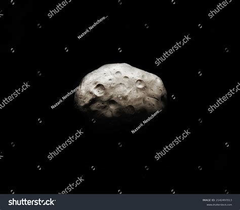 Asteroid Impact Craters Space Surface Space Stock Photo 2142497013 ...