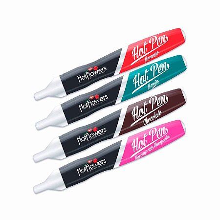 Caneta Comest Vel Hot Pen G Hot Flowers Distribuidora Hot Flowers