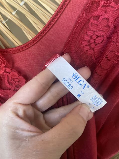 Vintage Olga Night Gown Lingerie Dress Size M Gem