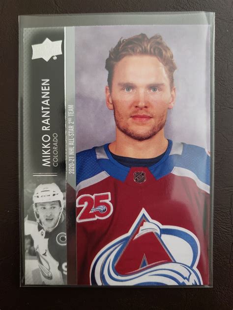 2021 22 Mikko Rantanen NHL All Star Upper Deck Extended Series Hockey