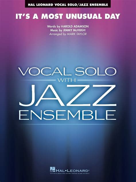 Its A Most Unusual Day Jazz Ensemble Musikverlag Abel
