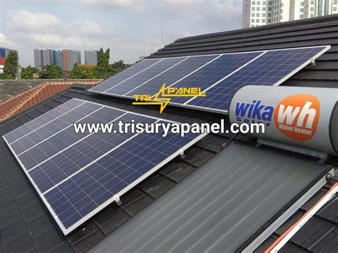 2000 Watt PLTS On Grid Jakarta Tri Surya Panel