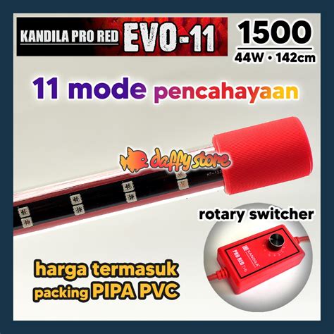 Jual Kandila Pro Red Evo Mode Lampu View Akuarium Shopee