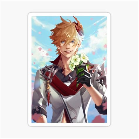 Genshin Impact Childe Sticker For Sale By Freyz Rc Redbubble