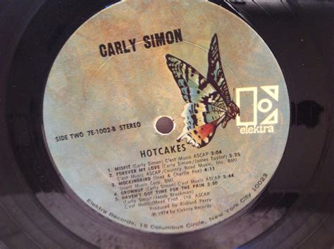 Carly Simon Hotcakes 1974 Original Vinyl LP Record Album Elektra 7E ...