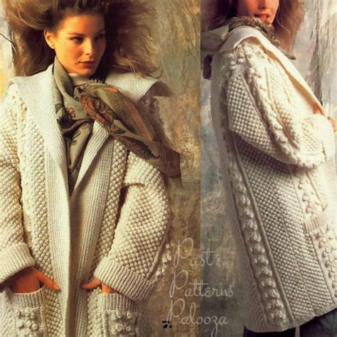 Vintage Knitting Pattern Jacket Etsy