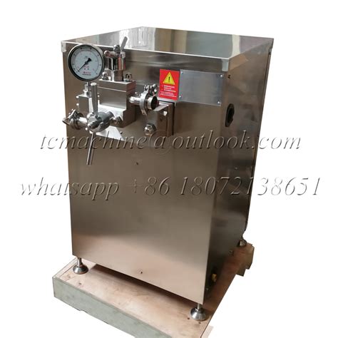 500L H High Pressure Homogenizer For Juice 25MPa Two Stage Homogenizer