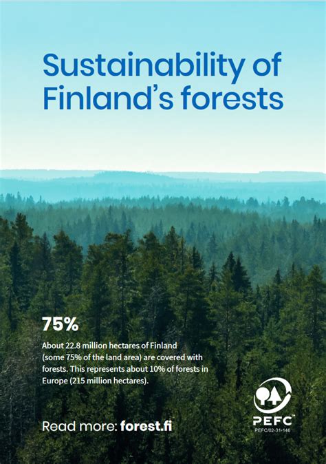 Sustainability Of Finland S Forests Finnish Forest Association