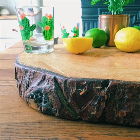 How To Create This Rustic Tree Trunk Chopping Board MELANIE LISSACK