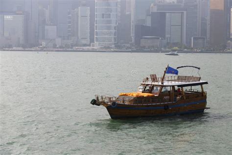 Hong Kong November 24 2018 Victoria Harbour In Hong Kongtsim Sha