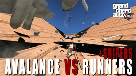 Gta V Online Avalanche Vs Runners Snipers Lts Rockstar Edited