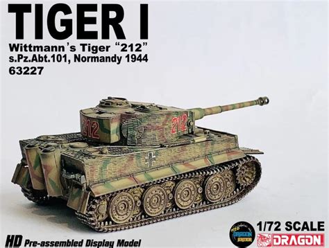 Wwii German Army Tiger I Late Production Wittmann Tiger 212 Car 101st