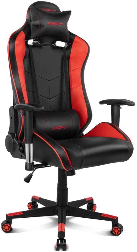 Silla Gaming Drift DR85 Negro Rojo DiscoAzul