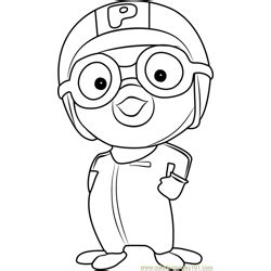 Loopy Coloring Page - Free Pororo the Little Penguin Coloring Pages : ColoringPages101.com