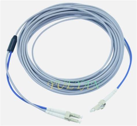 Armored Cable Fiber Patch Cord LC To LC UPC Pigtail Multi Mode Cables