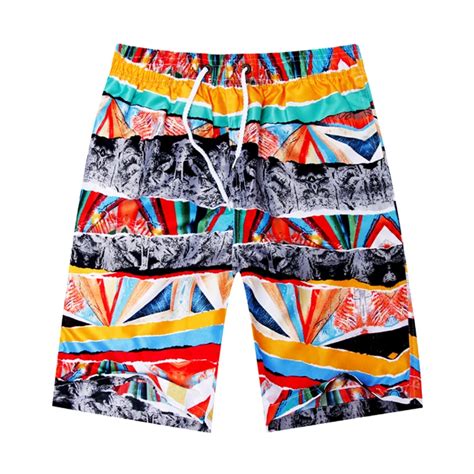 Buy New 2018 Shorts Men Summer Beach Shorts Flower