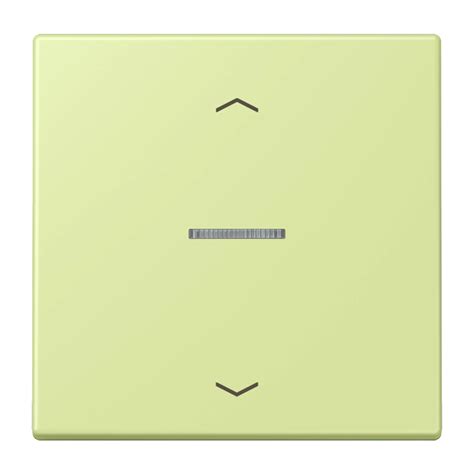 Jung Home Dimmerknop Voudig Met Pijlsymbolen Les Couleurs Vert Jaune