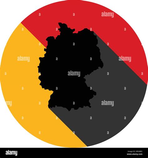 German Map Logo Illustration Design Stock Vector Image And Art Alamy