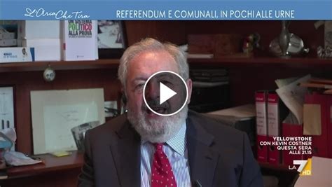 Flop Referendum Sulla Giustizia Renato Mannheimer Lo Strumento Non