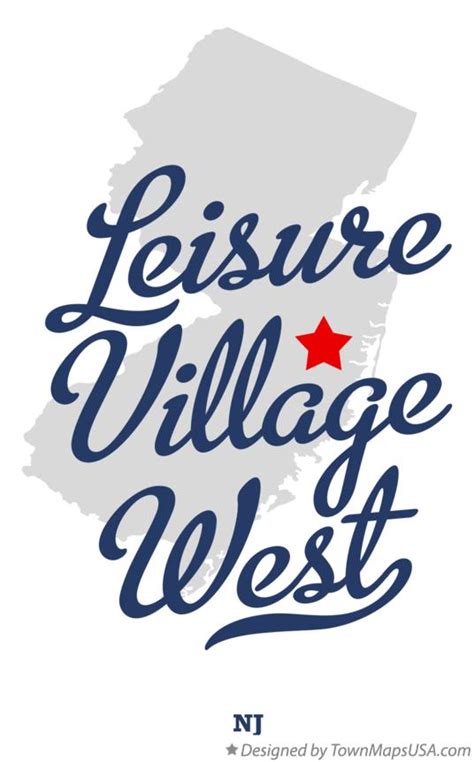 Map Of Leisure Village West Nj New Jersey